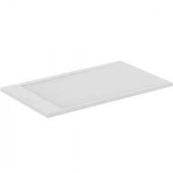 Ντουζιέρα ορθογώνια 120x70 από συνθετικό Antislip, Pure White, χρώμα: Λευκό επιφάνεια: Ματ Ορθογώνιες