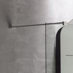 Shower enclosure Linear 130x200 8mm fixed surface: Matt, color: White Linear Shower enclosure Linear 130x200 8mm fixed surface: Matt, color: White Linear