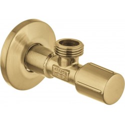 Switch material: Brass, color: Gold surface: Brushed Angle valves