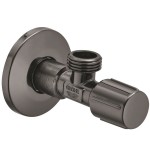Switch material: Brass, color: Grey surface: Glossy Angle valves