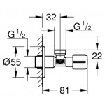 Switch material: Brass, color: Grey surface: Brushed Angle valves Switch material: Brass, color: Grey surface: Brushed Angle valves