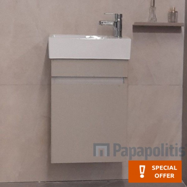 Βάση επίπλου χωρίς νιπτήρα 44x60x25 από ξύλο συνθετικό χρώμα 729 επίτοιχου τύπου, χρώμα: Μπεζ Βάση επίπλου χωρίς νιπτήρα 44x60x25 από ξύλο συνθετικό χρώμα 729 επίτοιχου τύπου, χρώμα: Μπεζ