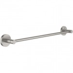 Towel 45cm supersteel Fixed material: Brass single, color: Chrome surface: Brushed Towel rails