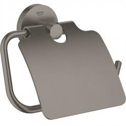 Χαρτοθήκη σκεπαστή από ορείχαλκο brushed hard graphite, χρώμα: Γκρι επιφάνεια: Βουρτσισμένη Χαρτοθήκες