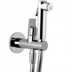 Bidet system external part Mixing material: Brass, color: Chrome surface: Glossy Wall-mounted bidet hand shower systems