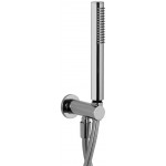 Τηλέφωνο ντους με σπιράλ & στήριγμα με παροχή 1 ροής 1,5m, ABS, χρώμα: Χρωμέ επιφάνεια: Γυαλιστερή Τηλέφωνα