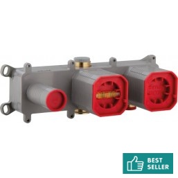 Shower tap Wall-mounted concealed part 2 way