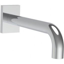 Spout (Nozzle) 22,5cm Wall-mounted material: Brass, color: Chrome surface: Glossy