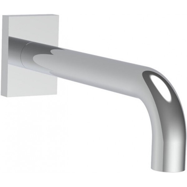 Spout (Nozzle) 22,5cm Wall-mounted material: Brass, color: Chrome surface: Glossy Bath spouts
