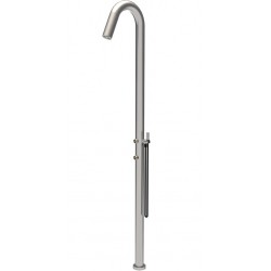 Column outdoor shower material: Inox, color: Chrome surface: Brushed