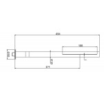 Κεφαλή ντους επίτοιχος τύπος 48,4cm από inox 1 ροής καταρράκτης (cascade), χρώμα: Χρωμέ επιφάνεια: Βουρτσισμένη Κεφαλές ντους Κεφαλή ντους επίτοιχος τύπος 48,4cm από inox 1 ροής καταρράκτης (cascade), χρώμα: Χρωμέ επιφάνεια: Βουρτσισμένη Κεφαλές ντους
