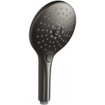 Τηλέφωνο ντους 3 ροών Black Metal Brushed PVD, χρώμα: Μαύρο επιφάνεια: Βουρτσισμένη Τηλέφωνα