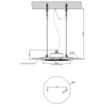 Mechanism mirror steel Φ35cm, color: No color Overhead showers