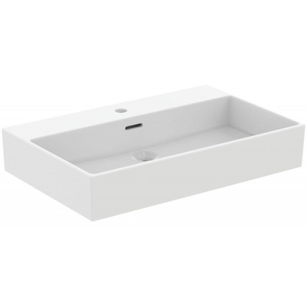 Νιπτήρας επίτοιχος 70x45x12,5 με 1 γούρνα με οπή στη μέση με υπερχείλιση / χωρίς κολώνα από πορσελάνη, χρώμα: Λευκό επιφάνεια: Ματ Επίτοιχοι Νιπτήρας επίτοιχος 70x45x12,5 με 1 γούρνα με οπή στη μέση με υπερχείλιση / χωρίς κολώνα από πορσελάνη, χρώμα: Λευκό επιφάνεια: Ματ Επίτοιχοι