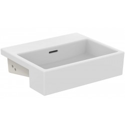 Washbasin Semi-recessed 50x42 material: Porcelain, color: White surface: Glossy Semi-recessed