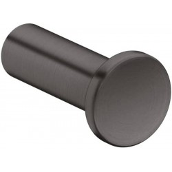 Άγκιστρο από ορείχαλκο μονό brushed black chrome, χρώμα: Μαύρο επιφάνεια: Βουρτσισμένη Άγκιστρα