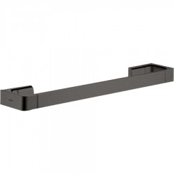 Shower grab-bars 44,4cm, brushed black chrome, color: Black