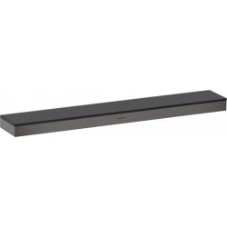 Shelve 50x9,7 material: Brass, color: Dark Grey surface: Brushed Shelves