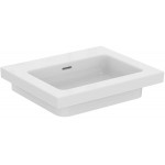 Washbasin for furniture 61x51 material: Porcelain With overflow Without hole, color: White surface: Glossy Furniture basins Washbasin for furniture 61x51 material: Porcelain With overflow Without hole, color: White surface: Glossy Furniture basins