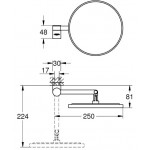 Καθρέπτης μακιγιάζ x7,supersteel από ορείχαλκο επίτοιχος, χρώμα: Χρωμέ επιφάνεια: Βουρτσισμένη Καθρέπτες μακιγιάζ Καθρέπτης μακιγιάζ x7,supersteel από ορείχαλκο επίτοιχος, χρώμα: Χρωμέ επιφάνεια: Βουρτσισμένη Καθρέπτες μακιγιάζ