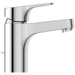 Wash basin tap Deck-mounted material: Brass mixer With pop-up waste set Μ size, color: Chrome surface: Glossy Deck-mounted Wash basin tap Deck-mounted material: Brass mixer With pop-up waste set Μ size, color: Chrome surface: Glossy Deck-mounted