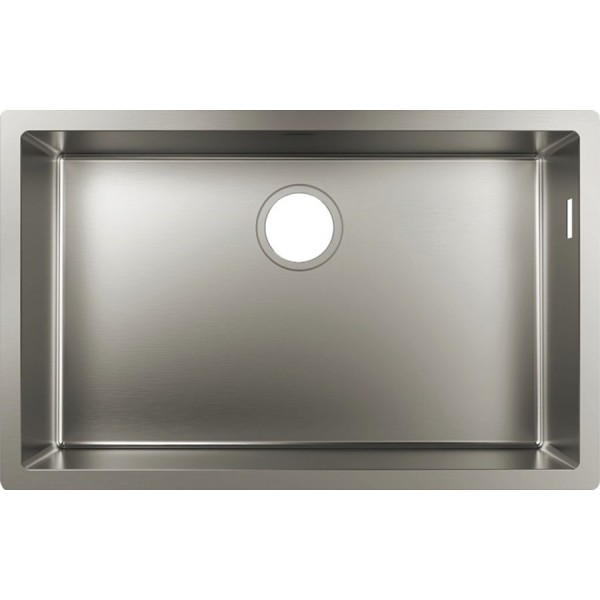Νεροχύτης ανοξείδωτος 66x40 από inox επιφάνεια: Λεία ματ χωρίς πάγκο υποκαθήμενος, 1 γούρνα (71x45cm) stainless steel, χρώμα: Χρωμέ Ανοξείδωτοι