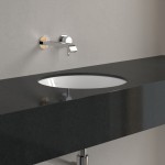 Νιπτήρας υποκαθήμενος 38x38 από πορσελάνη white alpin (Φ45cm) με υπερχείλιση, χρώμα: Λευκό επιφάνεια: Γυαλιστερή Υποκαθήμενοι
