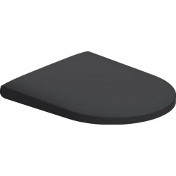 Toilet-seat soft closing, style: Wrapover Anthracite Matt, color: Dark Grey Toilet seats & covers