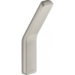 Άγκιστρο από ορείχαλκο μονό stainless steel optic, χρώμα: Χρωμέ επιφάνεια: Βουρτσισμένη Άγκιστρα