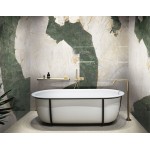 Floor tiles 59,7x119,7 Italy glossy, 6mm, style: marble 1st choice rettificato surface: Glossy, hue: White/Green Plain tiles