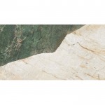 Floor tiles 59,7x119,7 Italy glossy, 6mm, style: marble 1st choice rettificato surface: Glossy, hue: White/Green Plain tiles