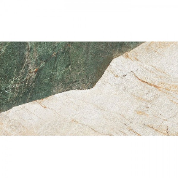 Floor tiles 59,7x119,7 Italy glossy, 6mm, style: marble 1st choice rettificato surface: Glossy, hue: White/Green Plain tiles