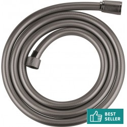 Shower hose 175cm material: Plastic hard graphite, color: Grey surface: Matt Shower hoses