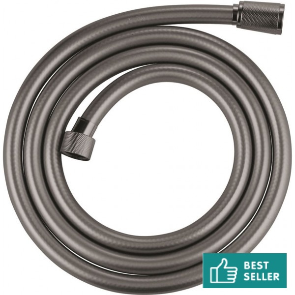 Shower hose 175cm material: Plastic hard graphite, color: Grey surface: Matt