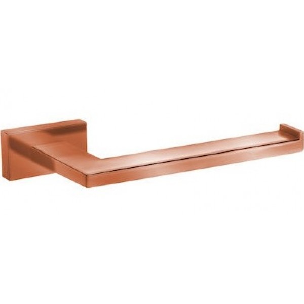 Χαρτοθήκη ανοιχτή από ορείχαλκο 18x9cm, copper matt, χρώμα: Ροζ Χρυσό επιφάνεια: Βουρτσισμένη Χαρτοθήκες