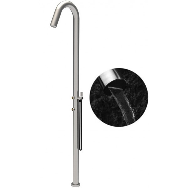 Column outdoor shower material: Inox, color: Chrome surface: Brushed Outdoor shower columns Column outdoor shower material: Inox, color: Chrome surface: Brushed Outdoor shower columns