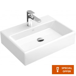 Νιπτήρας ελευθέρας τοποθέτησης 60x42x14 από πορσελάνη με μία οπή χωρίς υπερχείλιση Ceramic Plus, χρώμα: Λευκό επιφάνεια: Γυαλιστερή Ελευθέρας τοποθέτησης