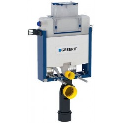 Concealed cistern for wall-mounted toilet for double wall With frame 12x82cm Concealed cisterns for wall-mounted WC