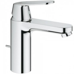 Wash basin tap Deck-mounted material: Brass mixer With pop-up waste set Μ size M-Size, color: Chrome surface: Glossy