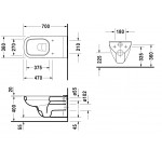 Special needs toilet high level 70x36, color: White Accessible toilets Special needs toilet high level 70x36, color: White Accessible toilets