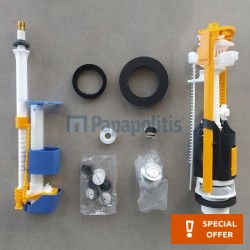 External flush cistern mechanism 3/6 lt material: Plastic Fluidmasters