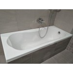 Bathtub Rectangular 170x70 material: Acrylic, color: White no grab bars surface: Glossy Rectangular
