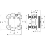 Shower tap Wall-mounted concealed part 2 way Wall-mounted - concealed part Shower tap Wall-mounted concealed part 2 way Wall-mounted - concealed part