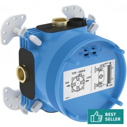 Shower tap Wall-mounted concealed part 2 way