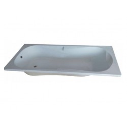 Bathtub Rectangular 160x70x55 material: Acrylic, color: White no grab bars surface: Glossy Rectangular