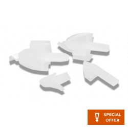 Shower enclosure stop material: Plastic Shower joints