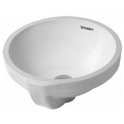 Washbasin Under counter 27,5x27,5 material: Porcelain (32x32) Without overflow, color: White surface: Glossy Under counter