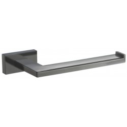 Paper holder no cover material: Brass 18x9cm, brushed graphite, color: Grey surface: Brushed Toilet paper holders