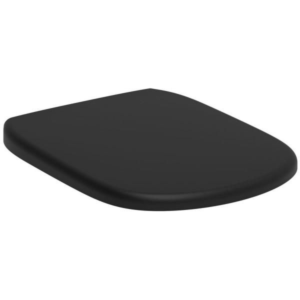 Κάλυμμα λεκάνης soft closing Wrapover, silk black slim, χρώμα: Μαύρο Καλύμματα