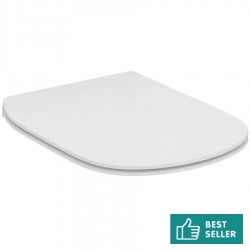 Κάλυμμα λεκάνης soft closing Sandwich slim, χρώμα: Λευκό